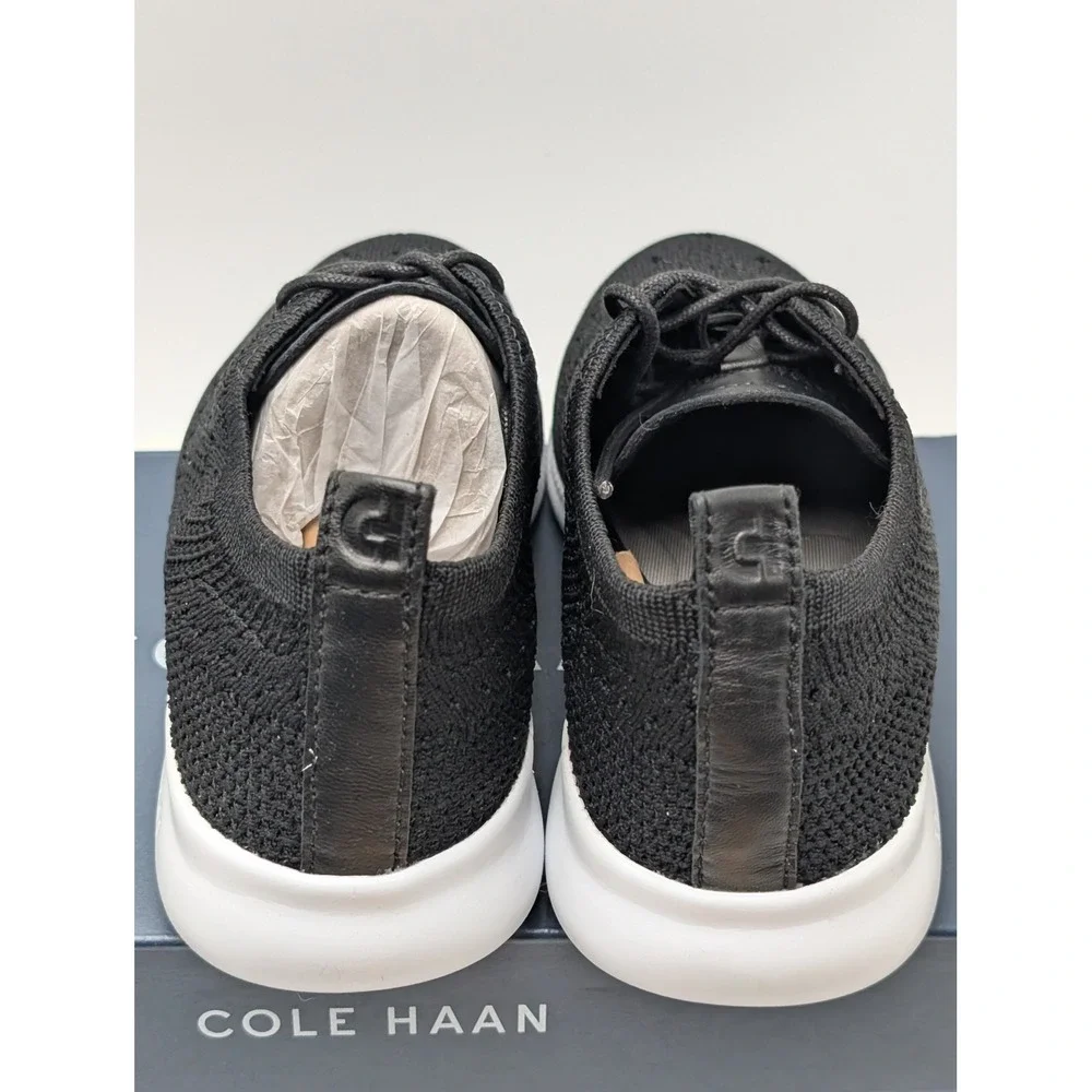 Cole Haan Sneakers Womens 6.5 Black 2.Zerogrand Stitchlite Oxford W11511 Knit‎